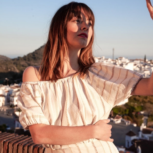 Ace & Jig off the shoulder maxi dress - Picture 4 of 12